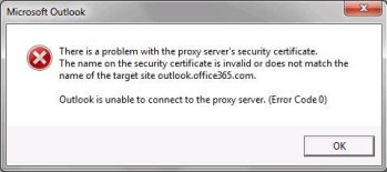 Certificate Error